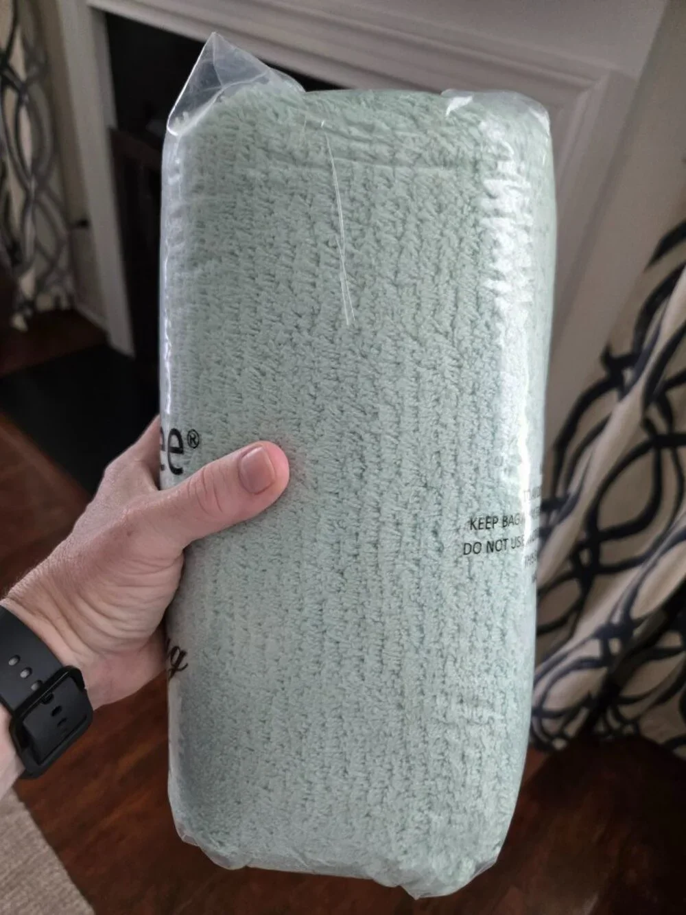 Aqua Microfiber Bath Mat/Rug 20x32